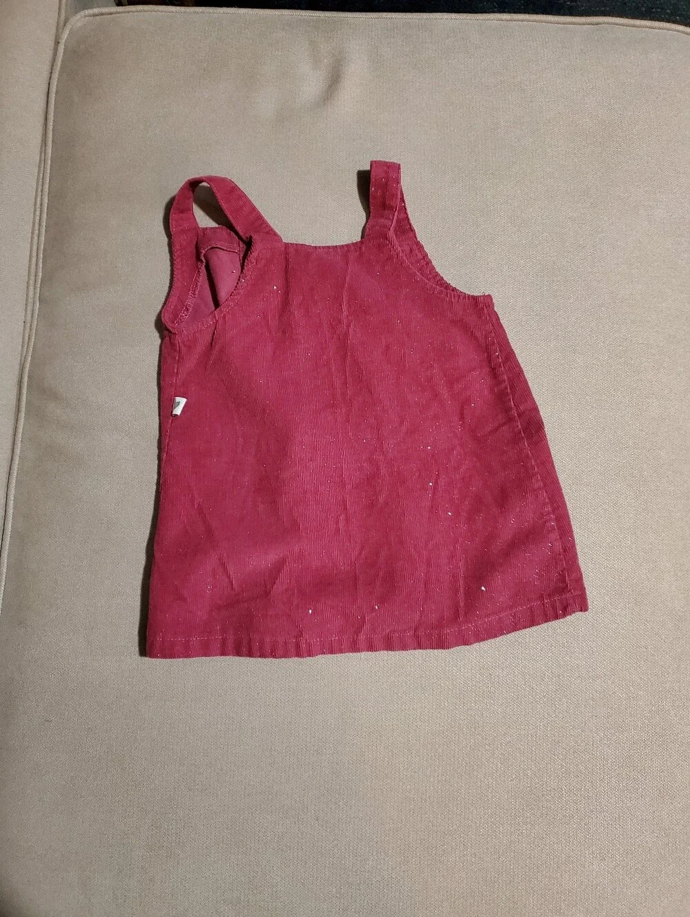 24M Girls' Pink Corduroy Button-Front Vest with Heart Pockets